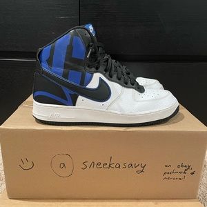 Air Force 1 High White Black Royal Size 12 Men’s